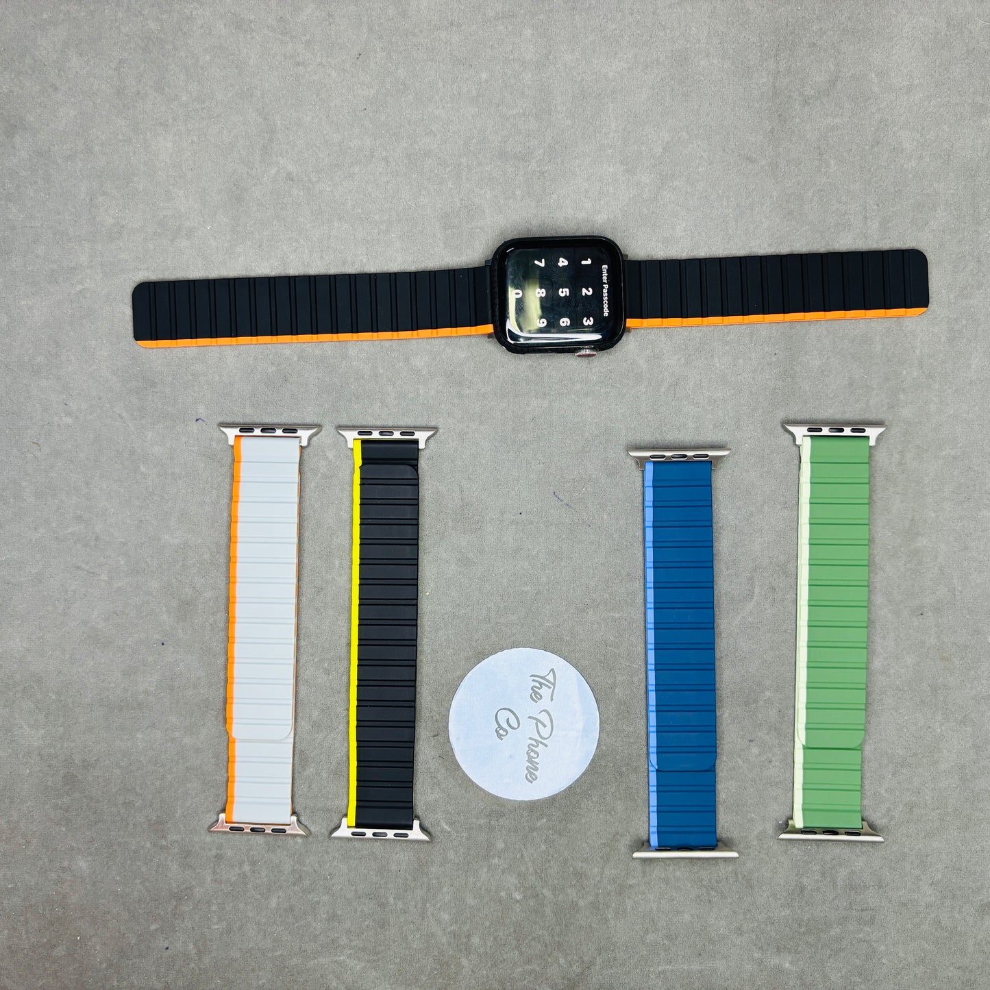 Duo - Color Silicone Magnetic Apple Watch Strap