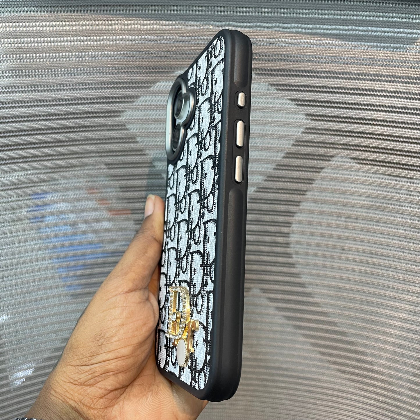 LogoLuxe Leather iPhone Case