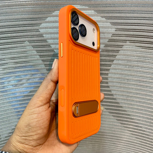 StripeVault Stand iPhone 17 Series Case