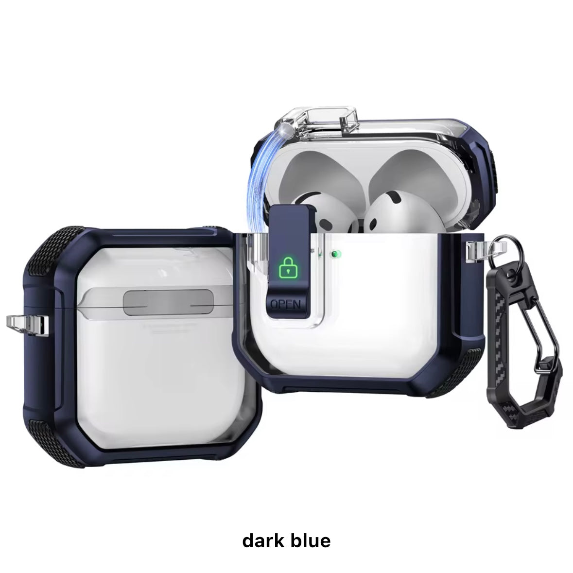 Hard Case with Lock for AirPods Pro and AirPods Pro 2nd Gen