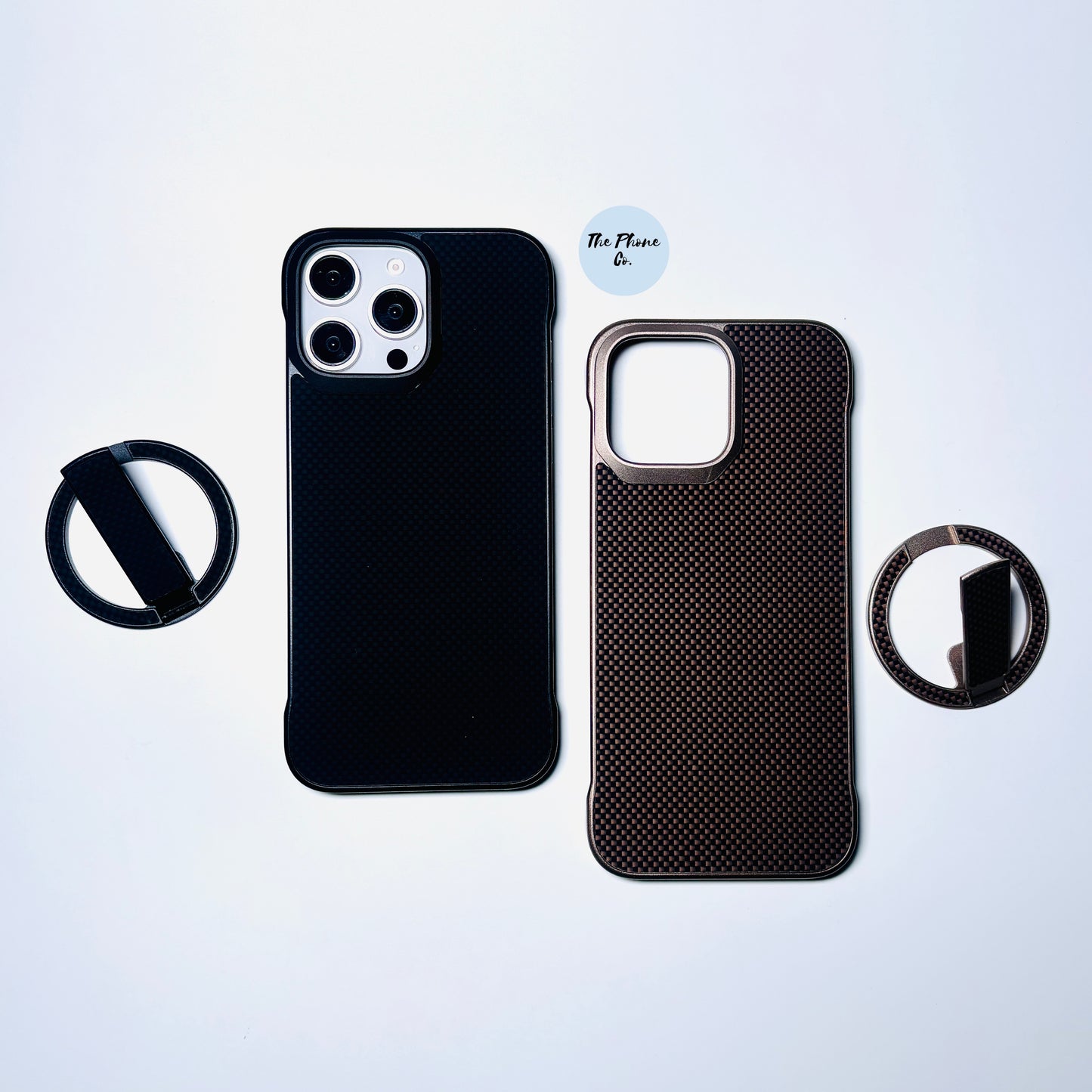 Carbon Fiber iPhone Case with Stand