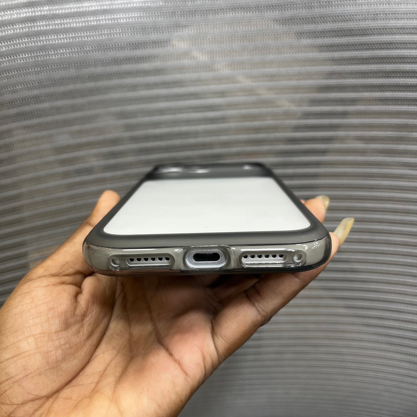 Transparent Silicone Side Border iPhone 17 Pro /18 Pro Case