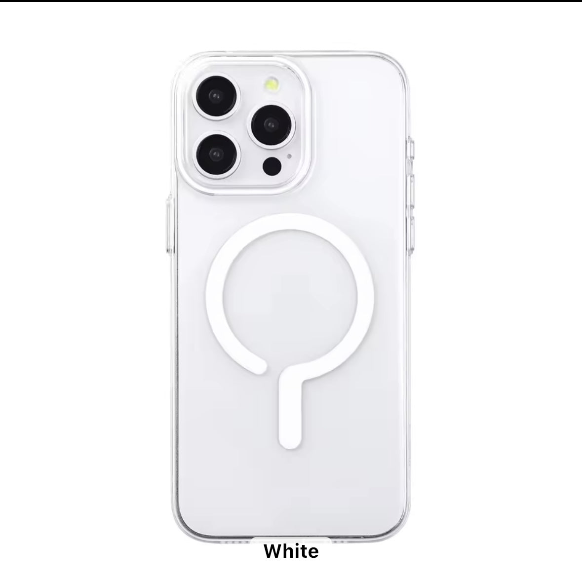 Premium Slim Fit Anti-Yellow Transparent MagSafe Case for iPhone