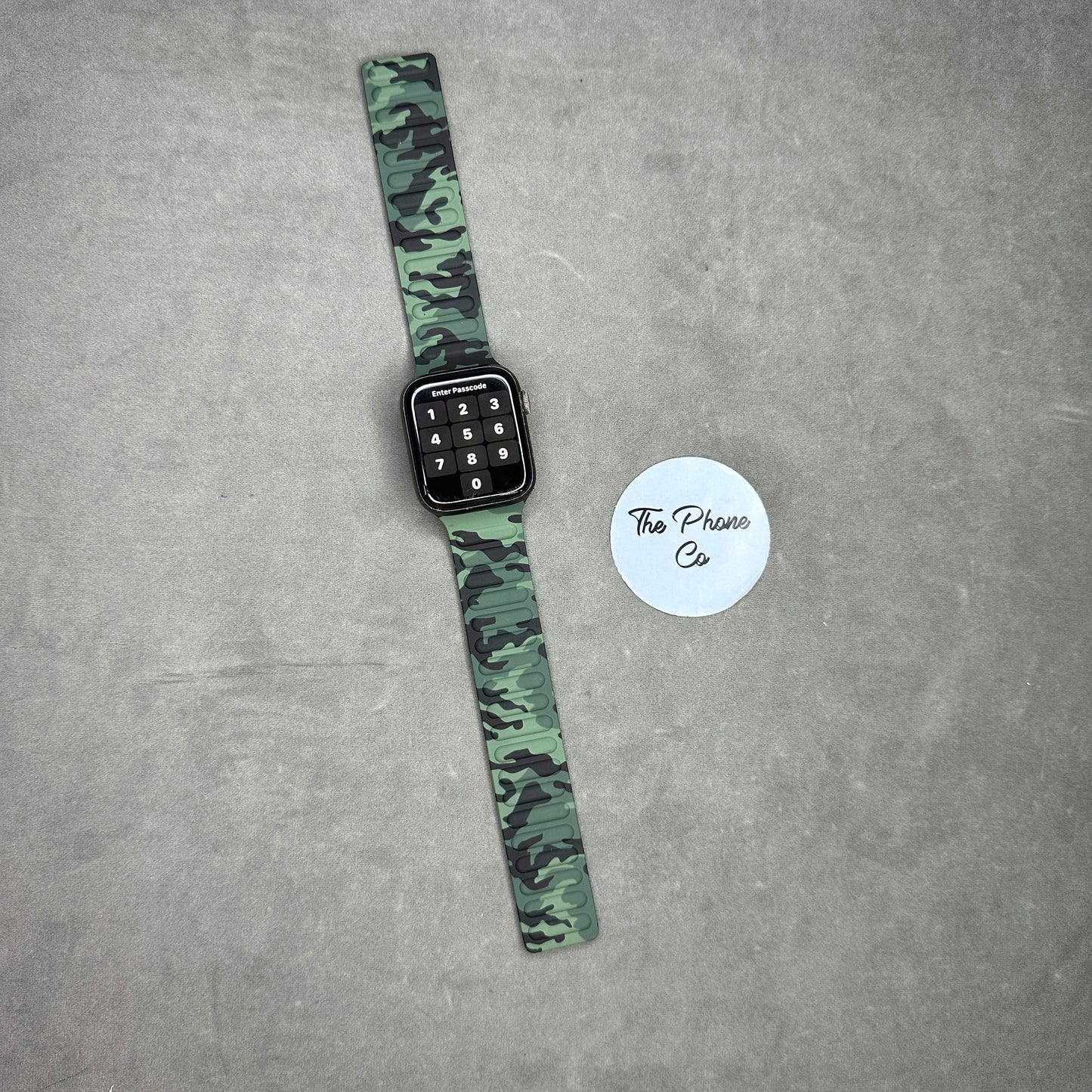 Camouflage Printed Magnetic Apple Watch Strap