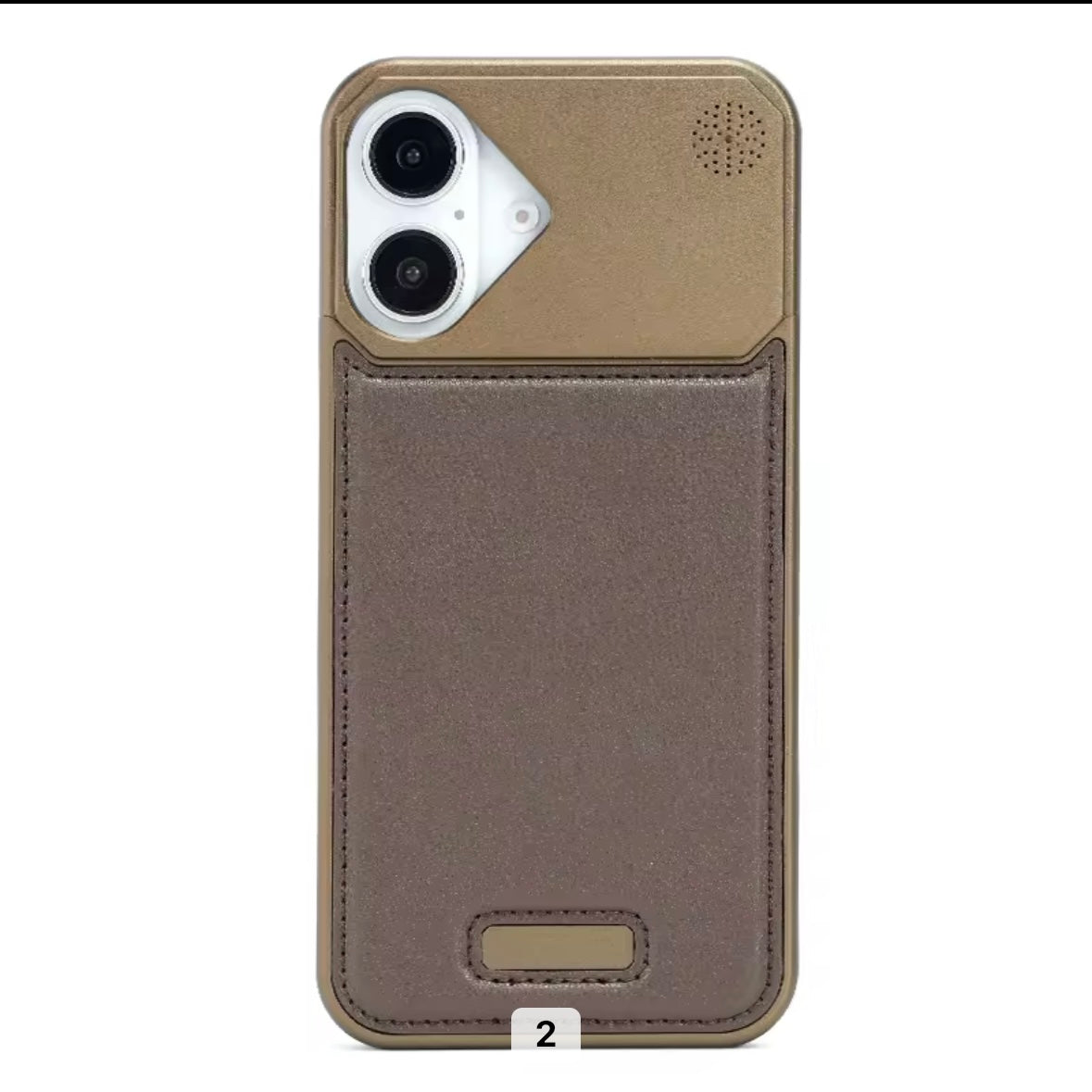 Aroma Perfume Leather & Metal iPhone Case