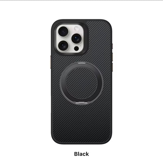 Carbon Fiber MagSafe with Stand iPhone Case