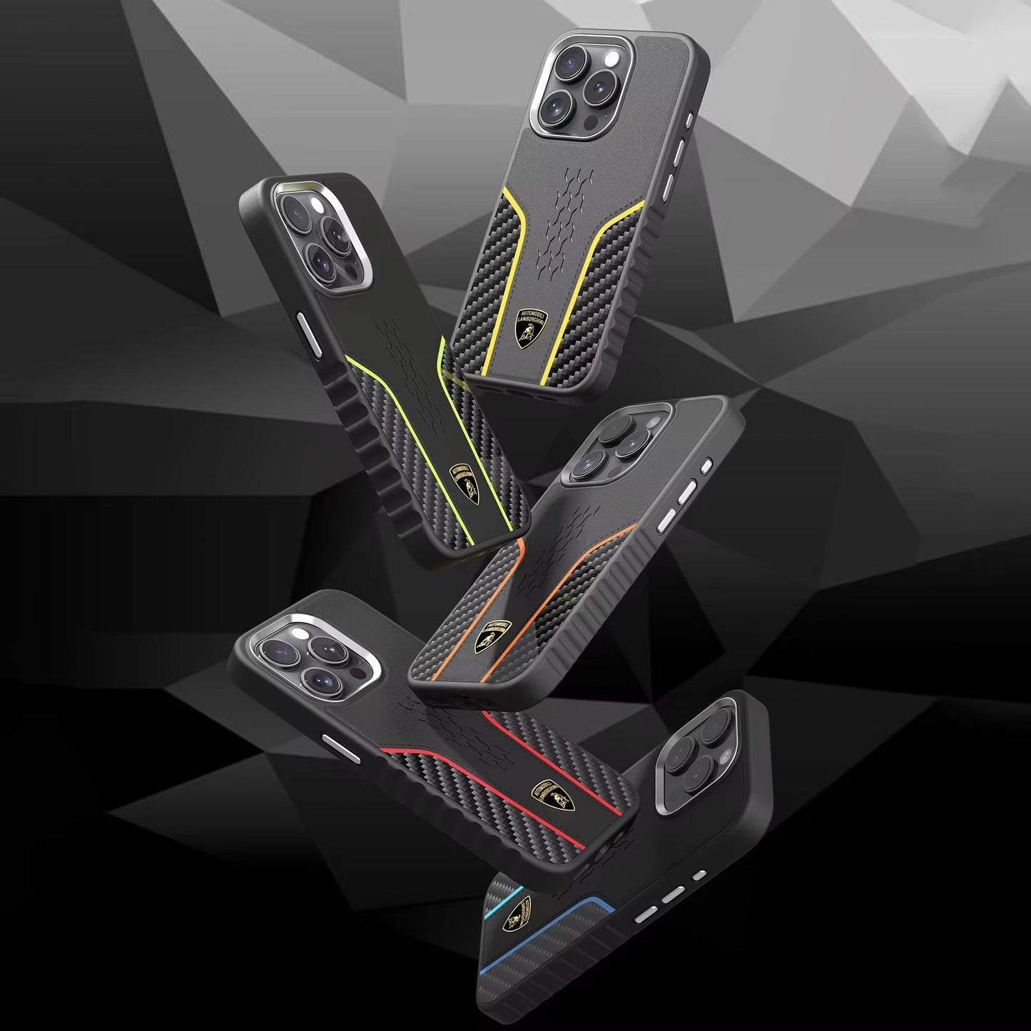 Premium Carbon Fibre Leather Finish iPhone Case