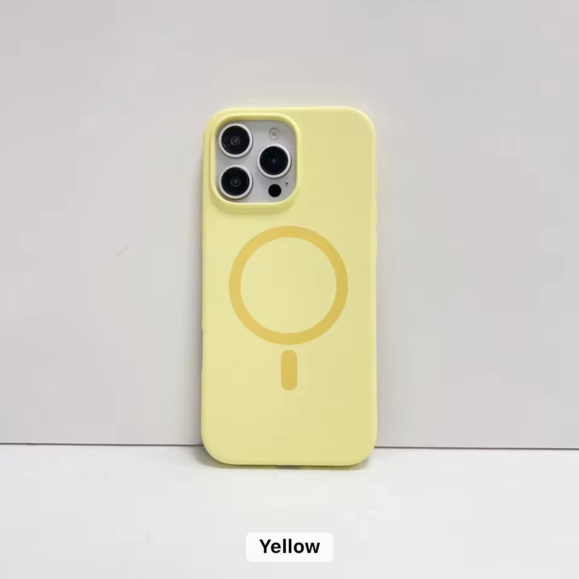 Silicone MagSafe Hard Case for iPhone