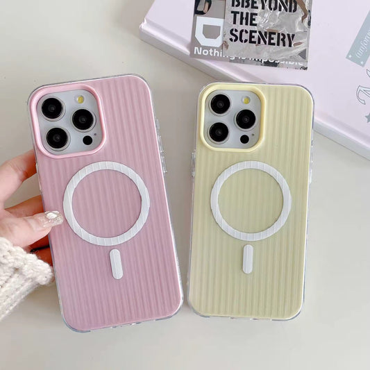 PastelStripe MagSafe iPhone Case