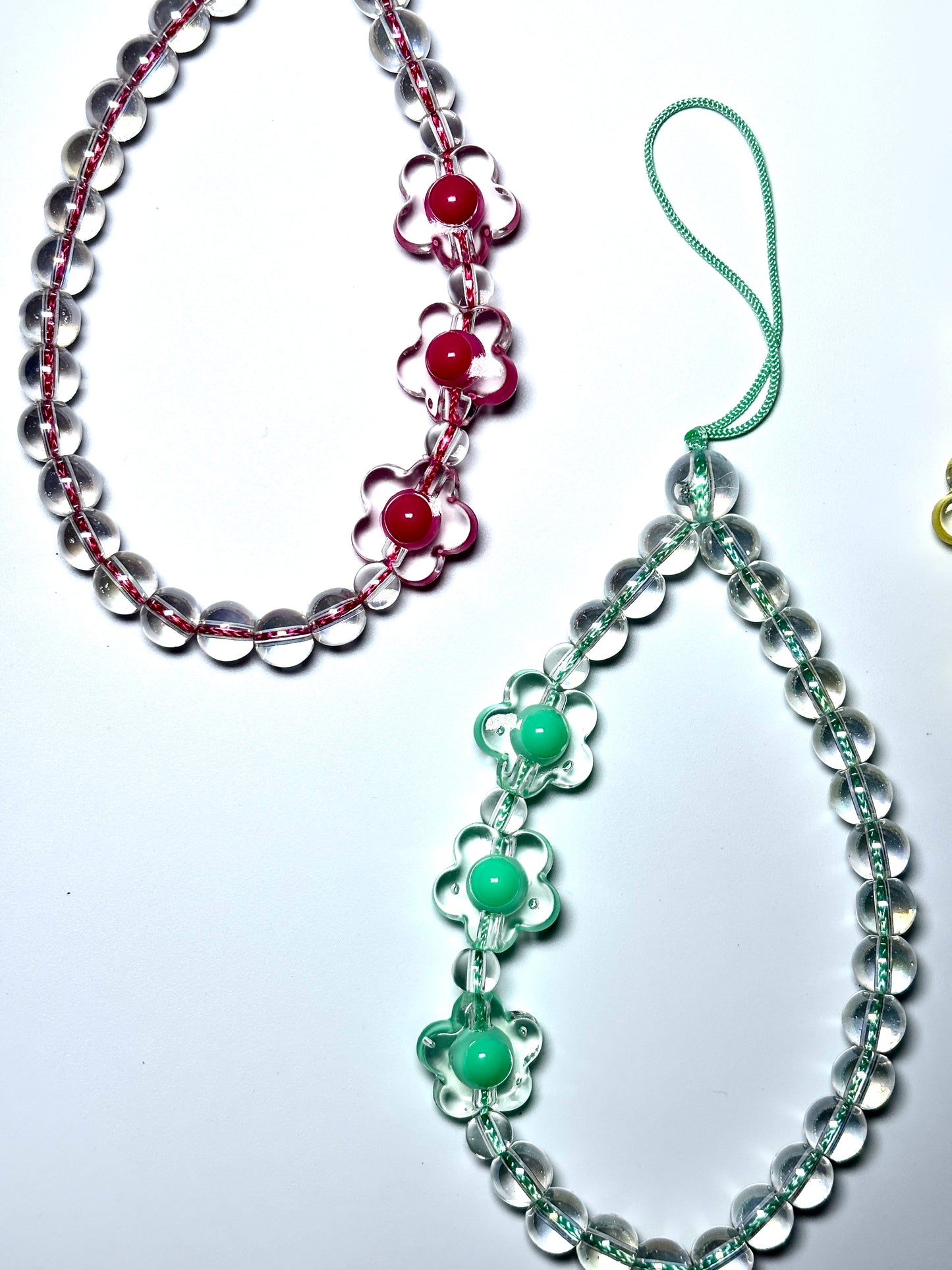 Aesthetic Flower Phone Charm Strap