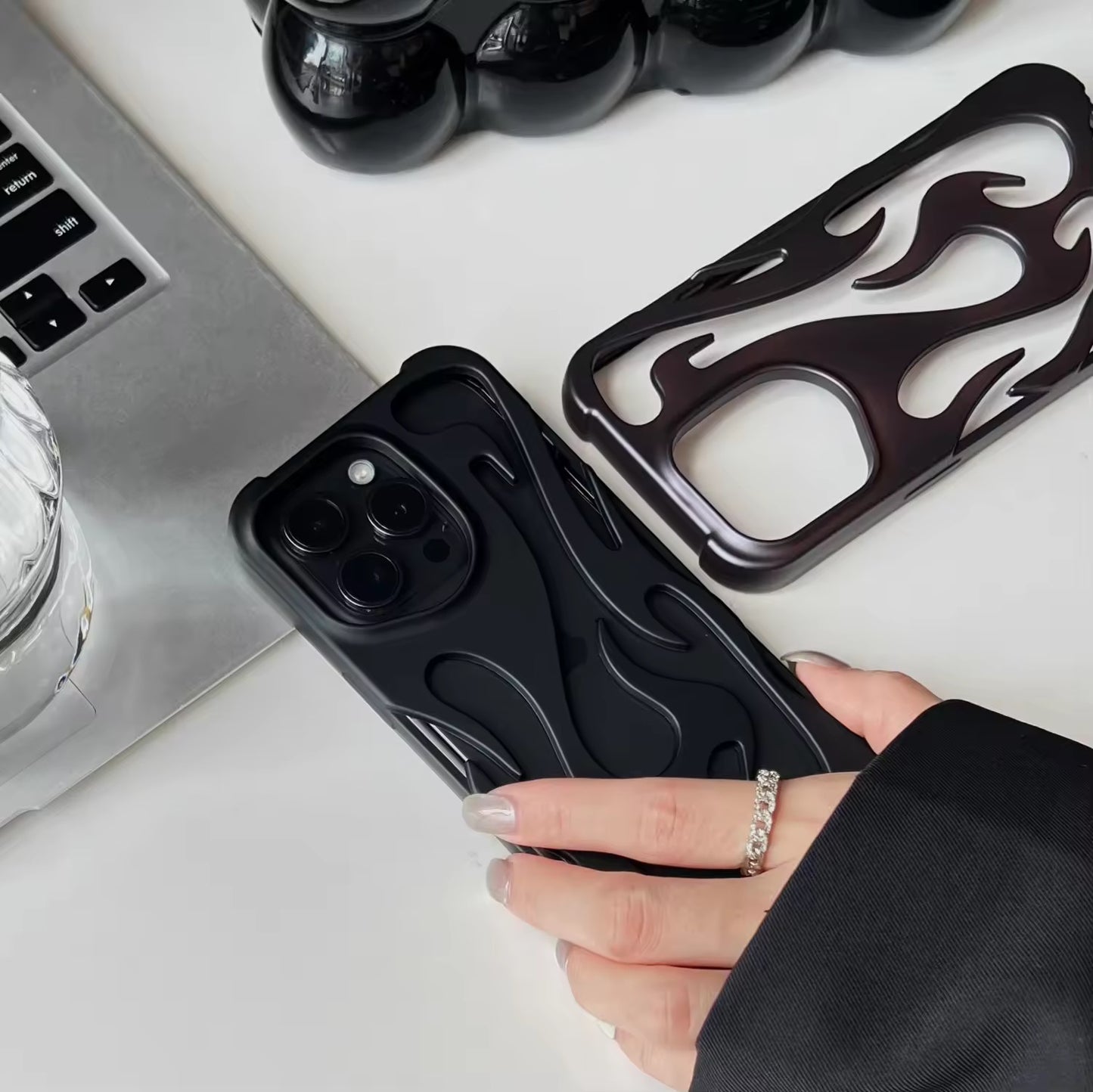 Fancy Designer Soft Silicone Case for iPhone