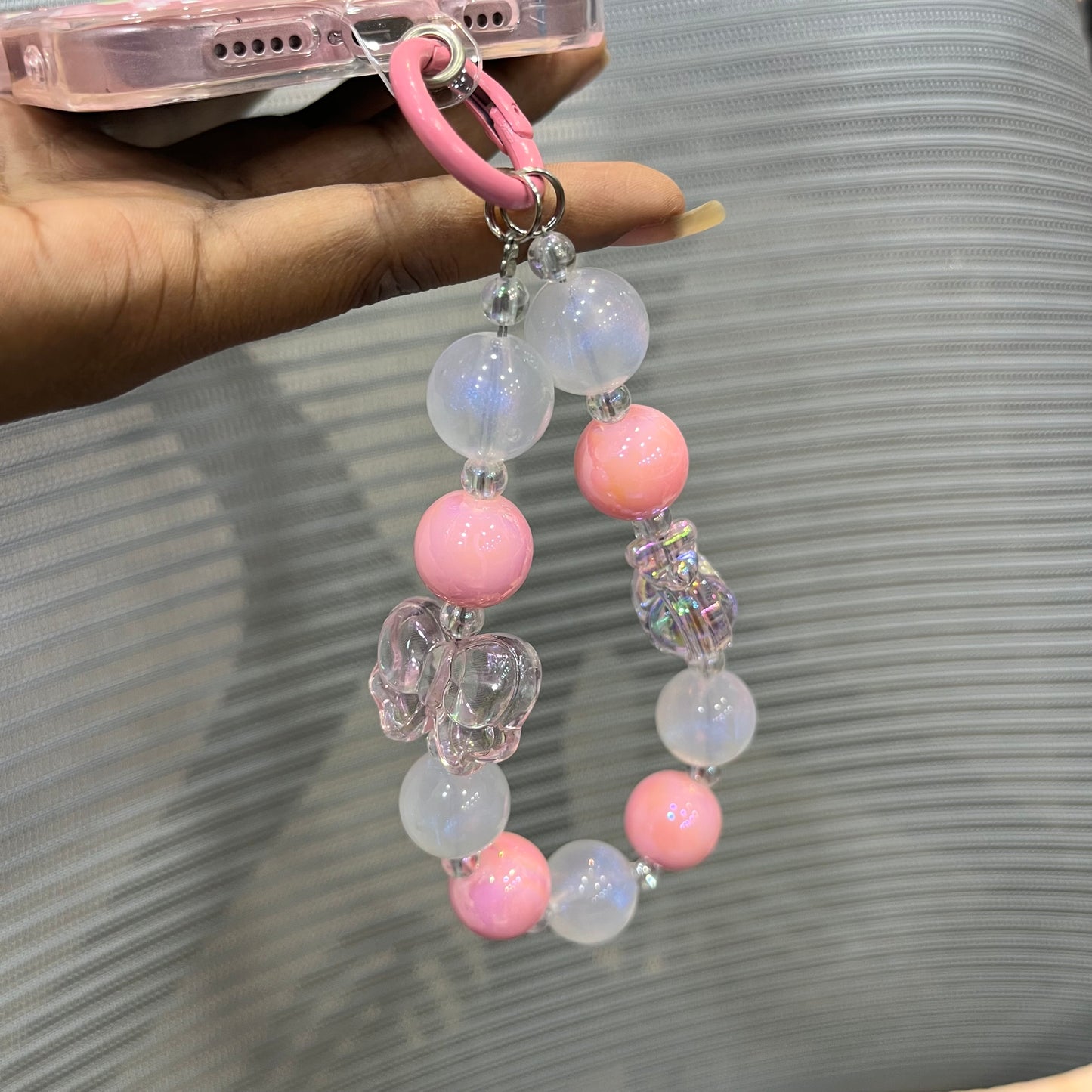 Floral Charm Clear iPhone 17 Case