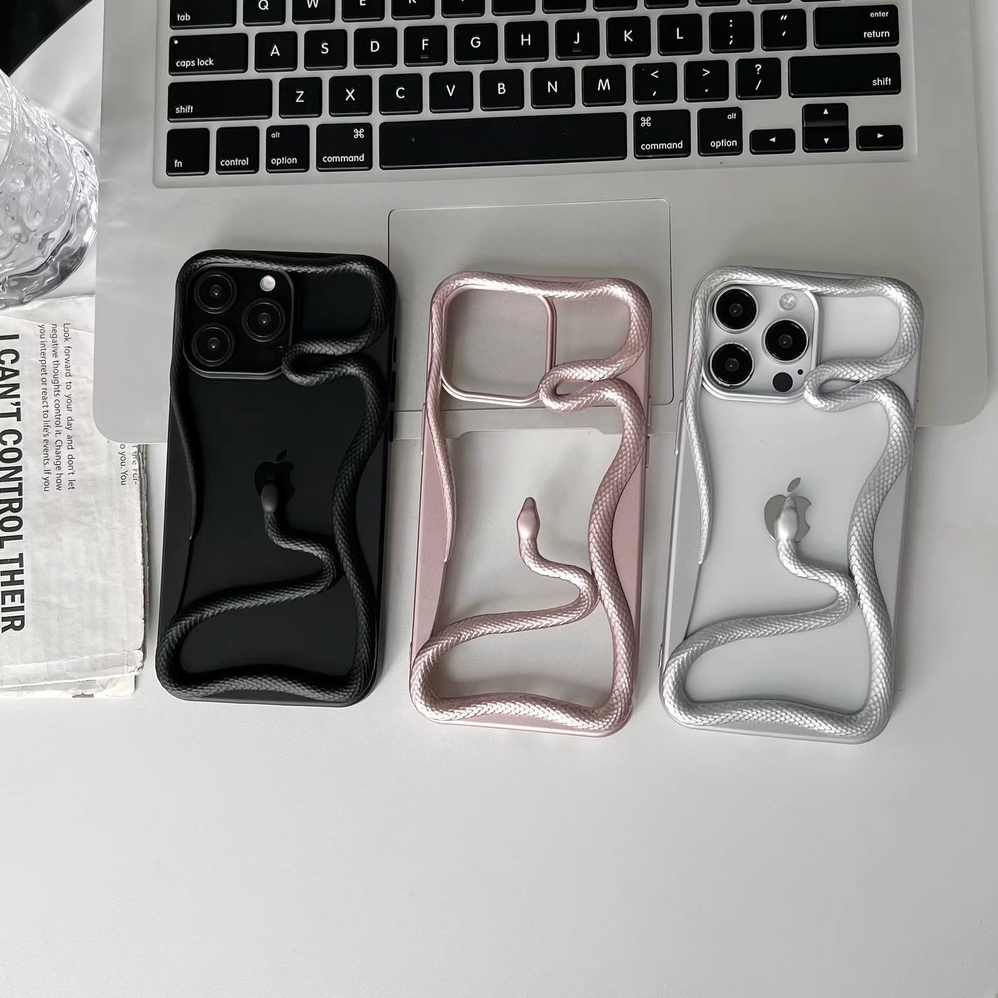Fancy Snake Designer Soft Silicone Case for iPhone