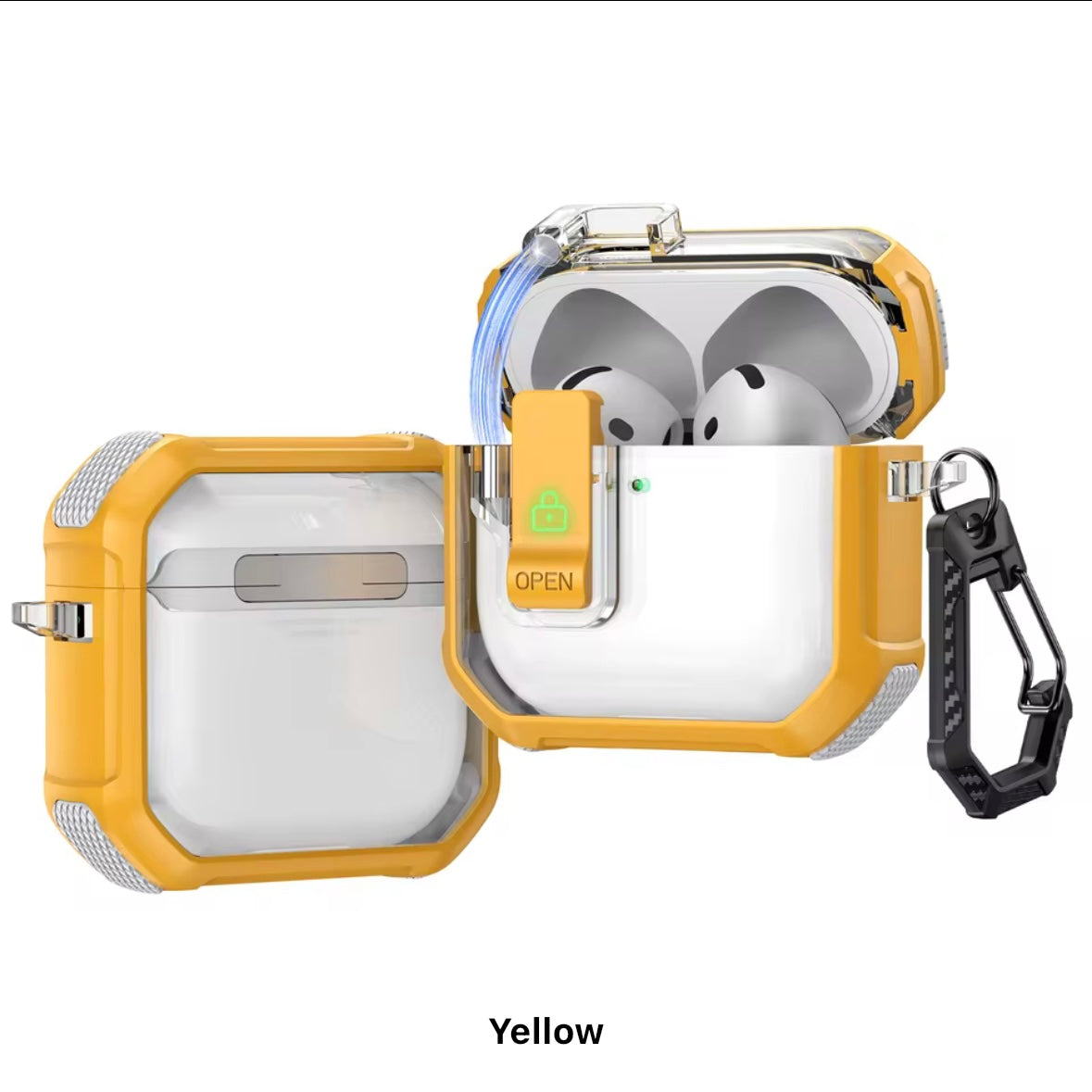 Hard Case with Lock for AirPods Pro and AirPods Pro 2nd Gen