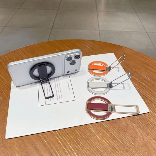 Premium Leather MagSafe Ring Stand