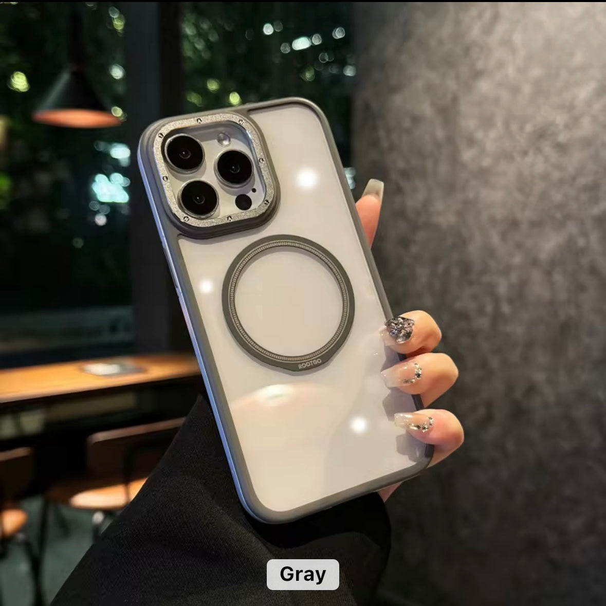 Transparent MagSafe Hard iPhone Case for 16 Series