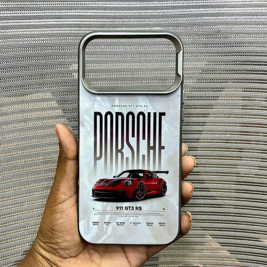 Glossy Car Print Protective iPhone 17 Series Case