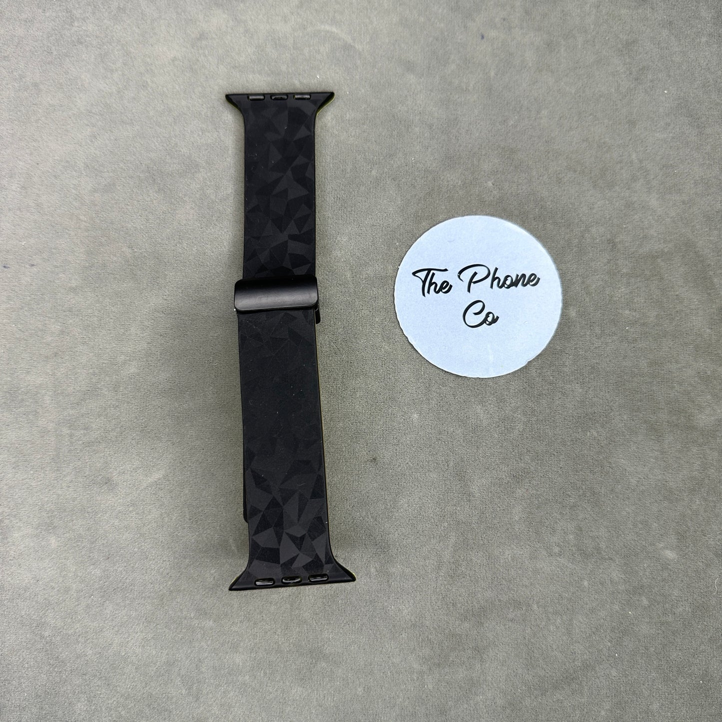 Abstract Textured Silicone Magnetic Apple Watch Strap