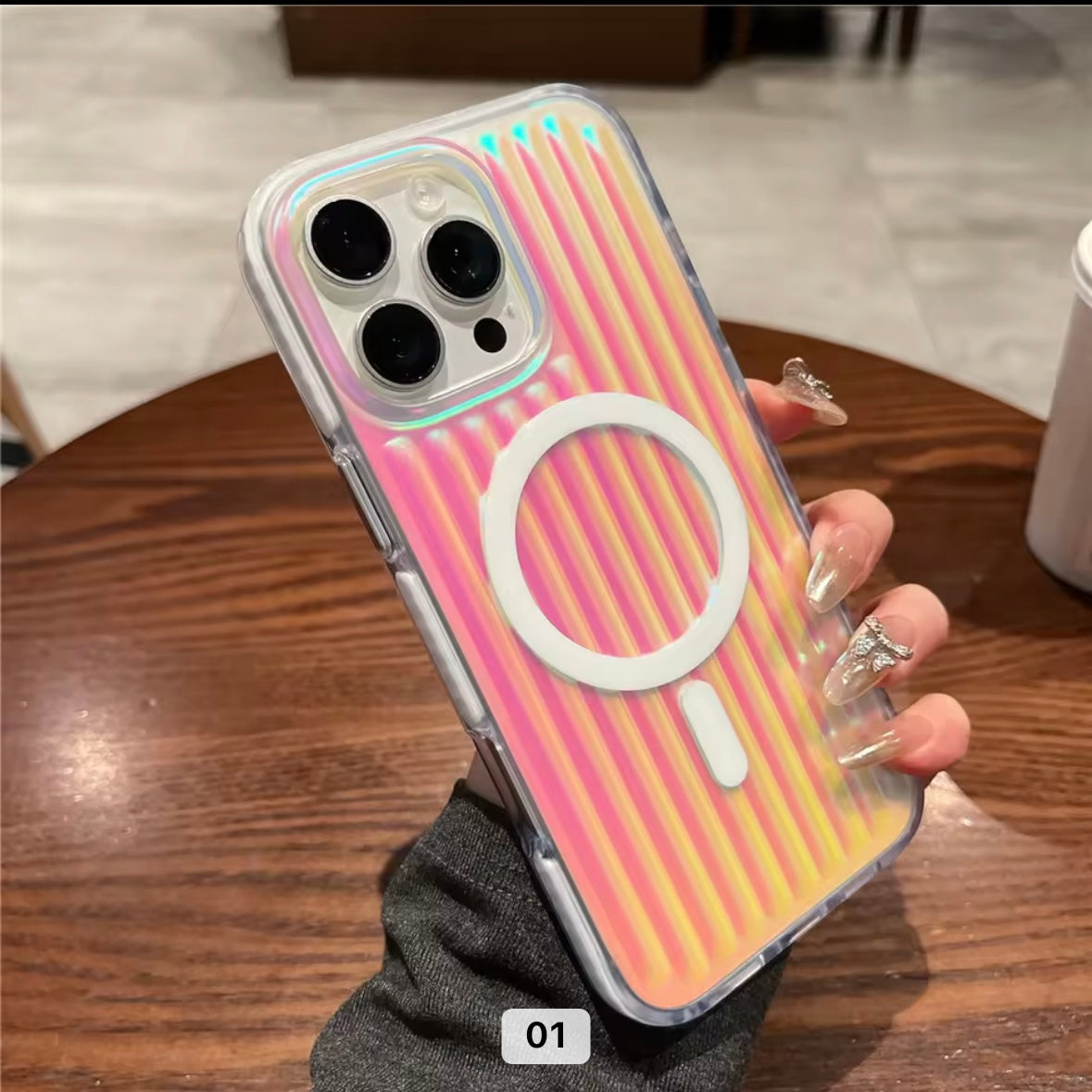 Chromatic Stripes Hard Case for iPhone