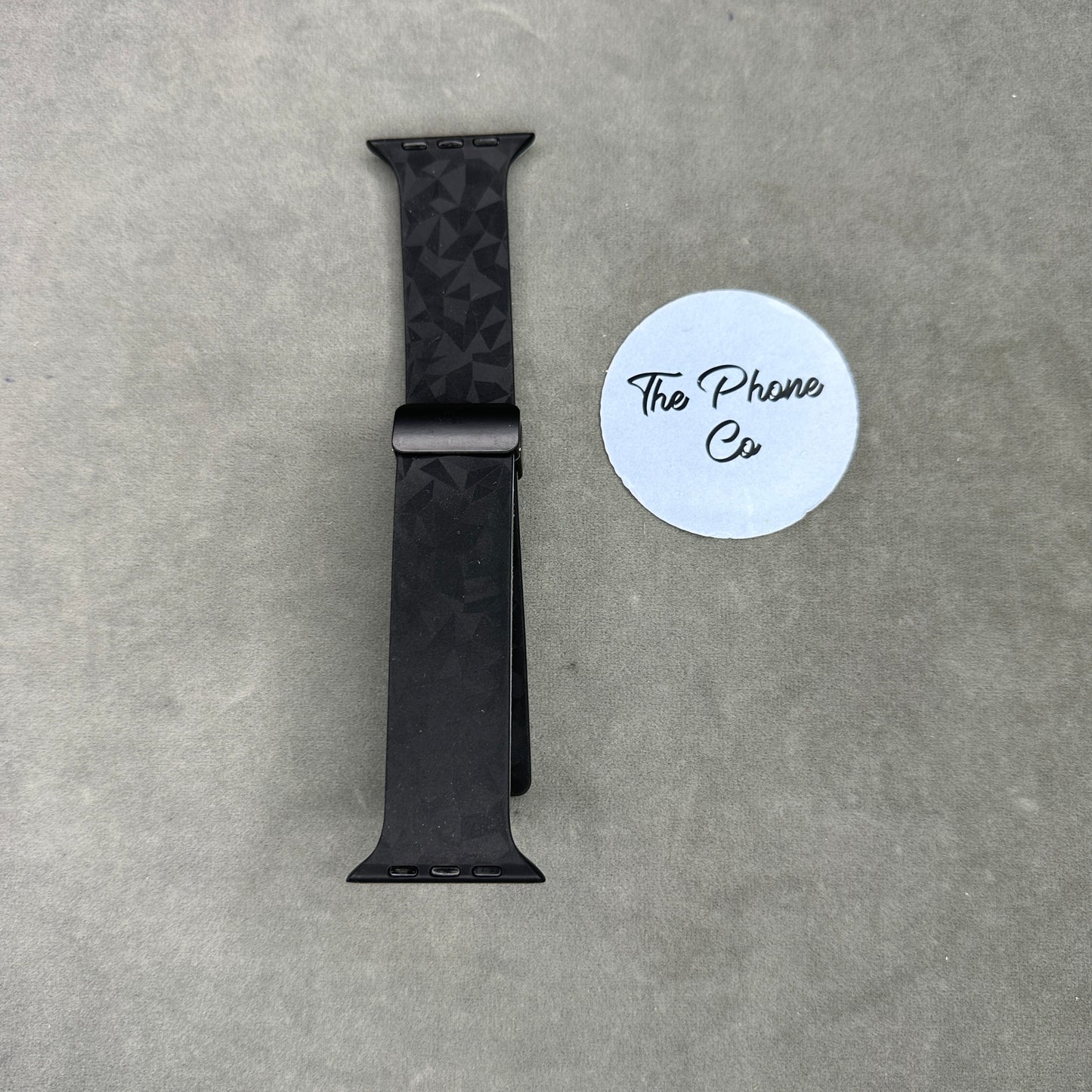 Abstract Textured Silicone Magnetic Apple Watch Strap