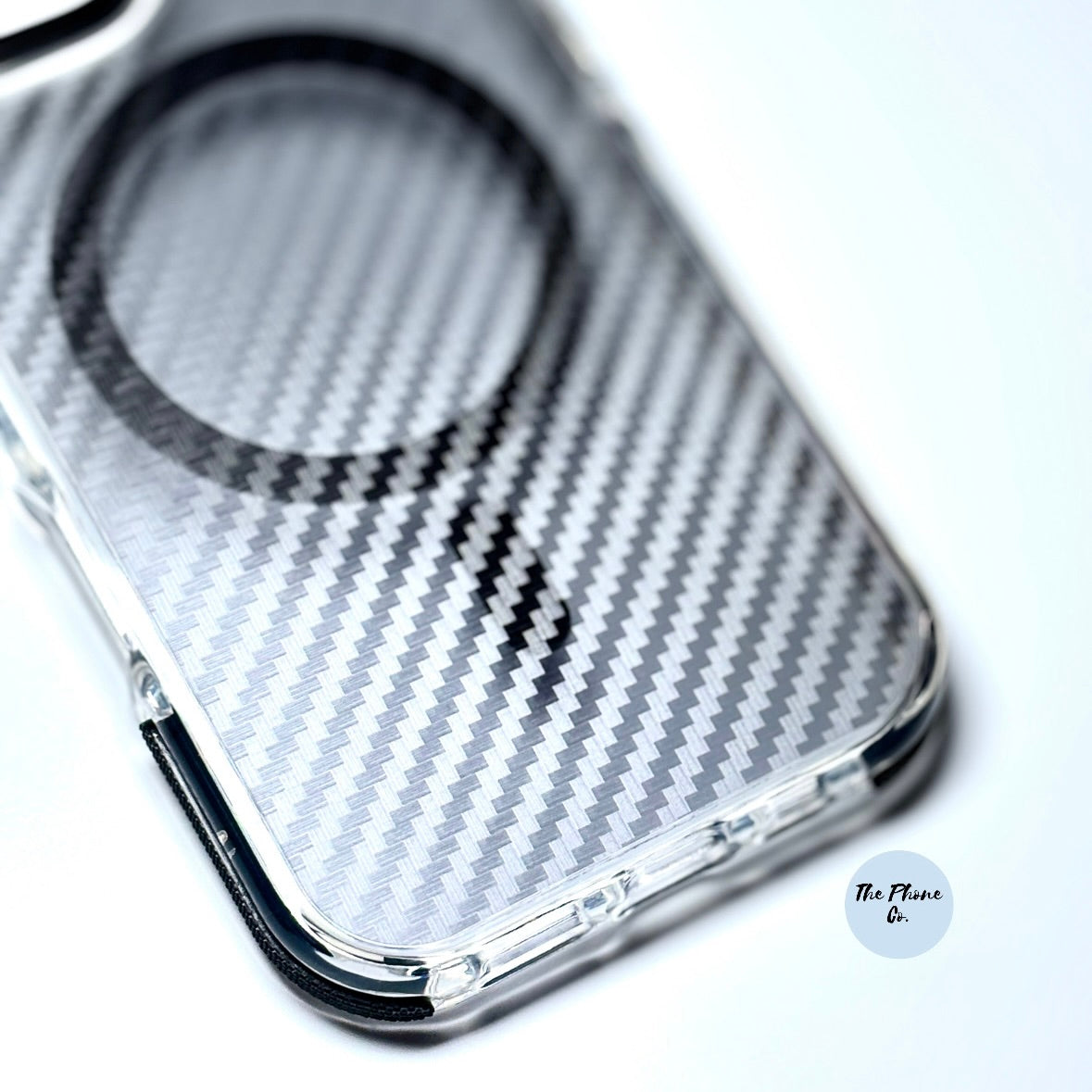 Carbon Fibre MagSafe iPhone Case with Camera Stand