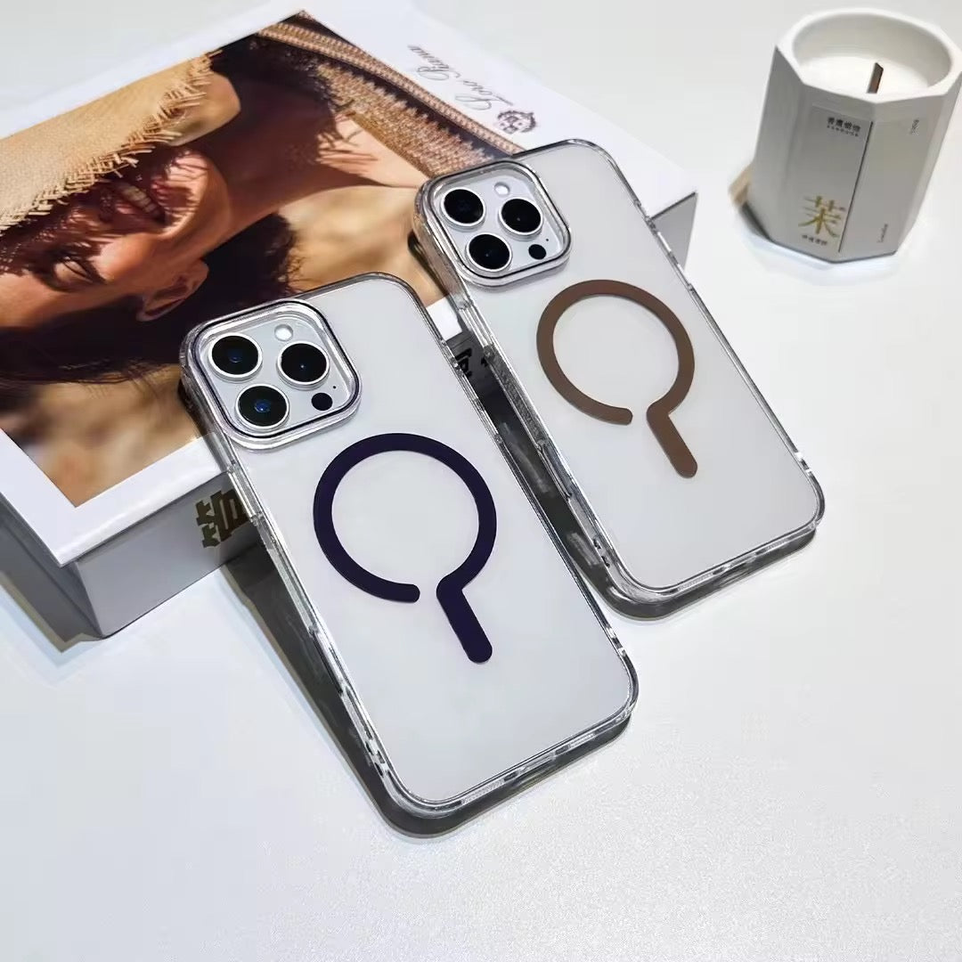 Premium Slim Fit Anti-Yellow Transparent MagSafe Case for iPhone