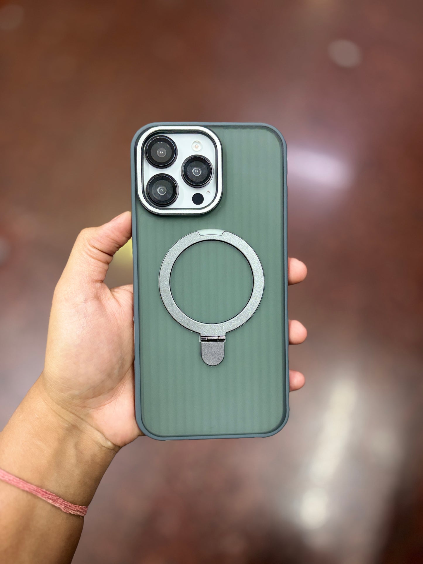 Tinted MagSafe iPhone Case with Stand