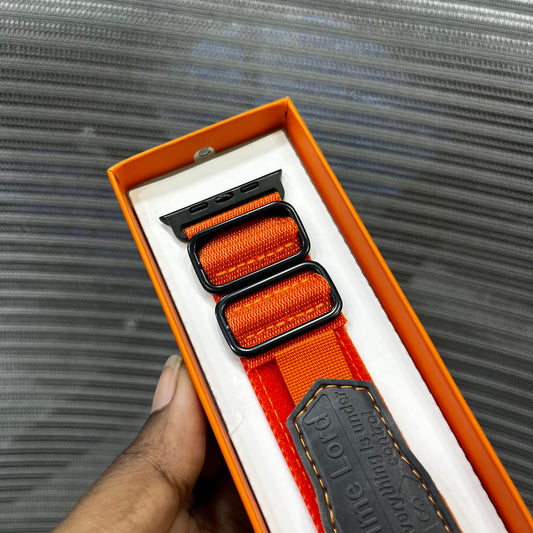 Rugged Nylon Velcro iWatch Strap