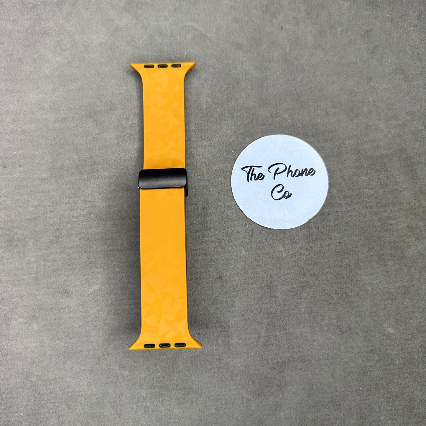 Abstract Textured Silicone Magnetic Apple Watch Strap
