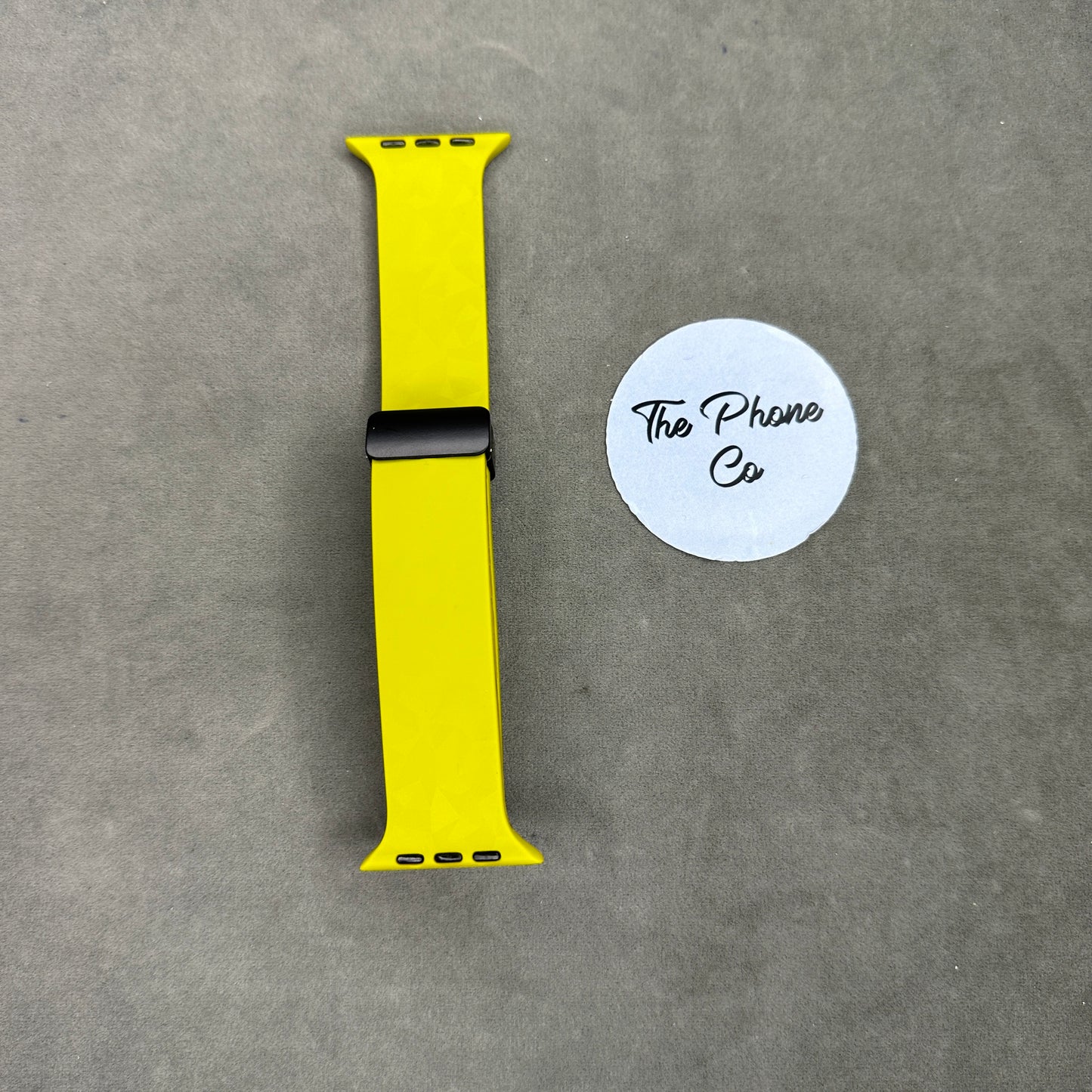 Abstract Textured Silicone Magnetic Apple Watch Strap