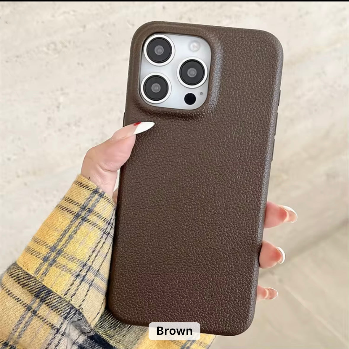 Slim Fit Case with Texture for iPhone