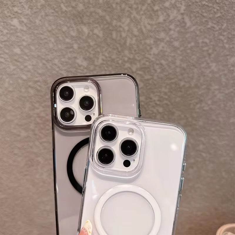 Premium Slim Fit Transparent MagSafe Case for iPhone