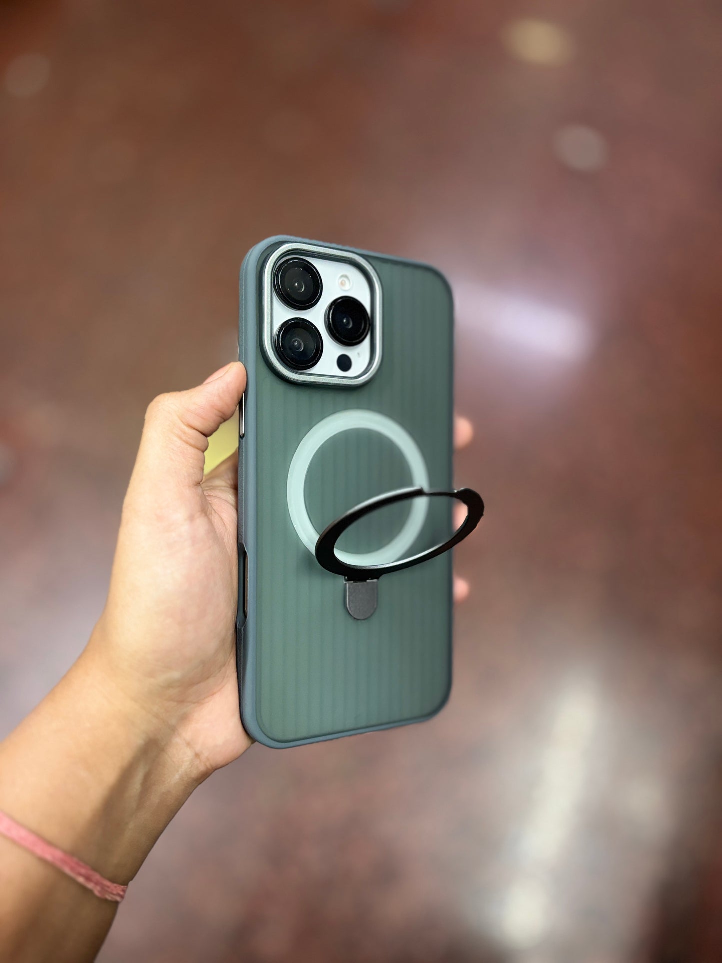 Tinted MagSafe iPhone Case with Stand