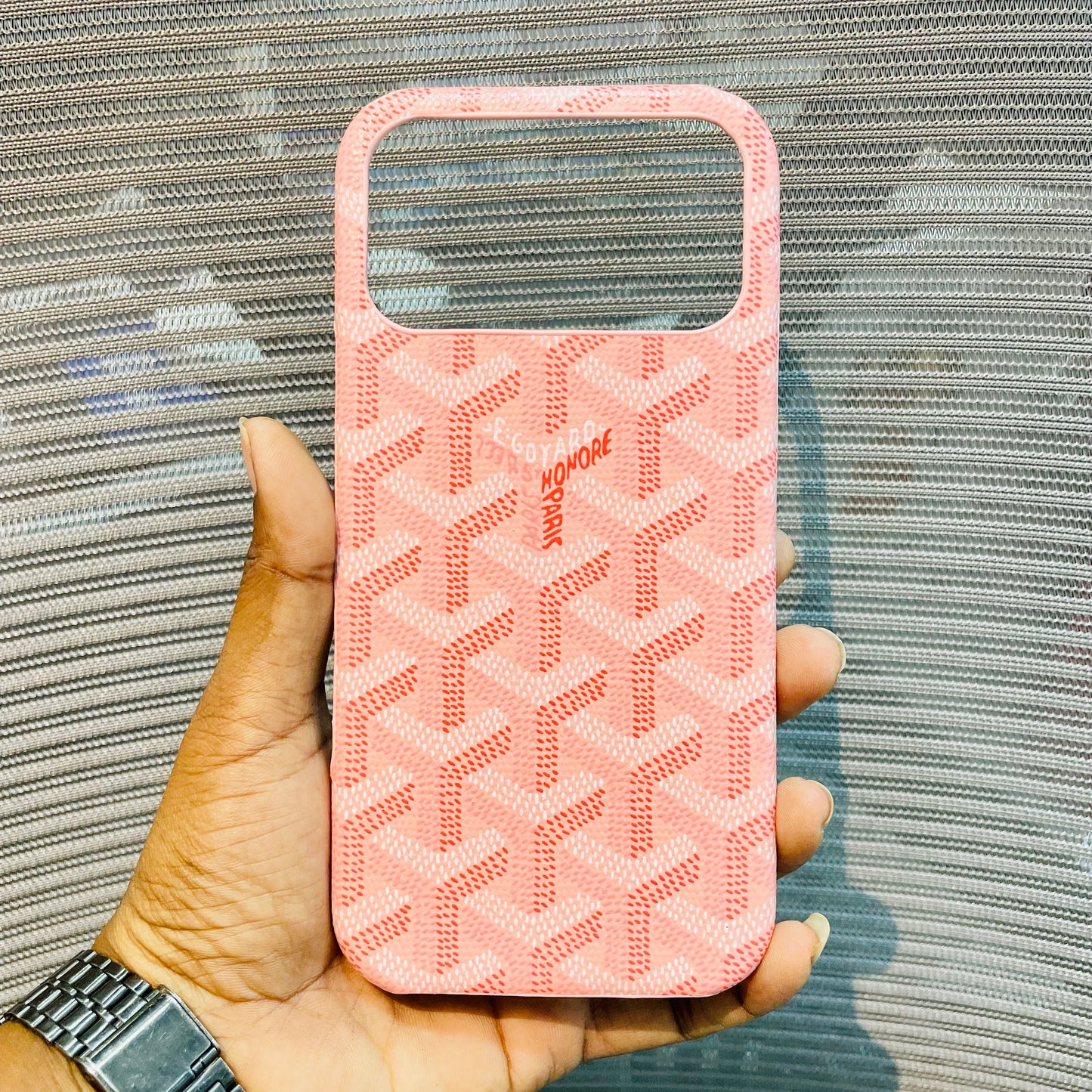 Luxe Printed Inner Fur iPhone 17 Pro Case