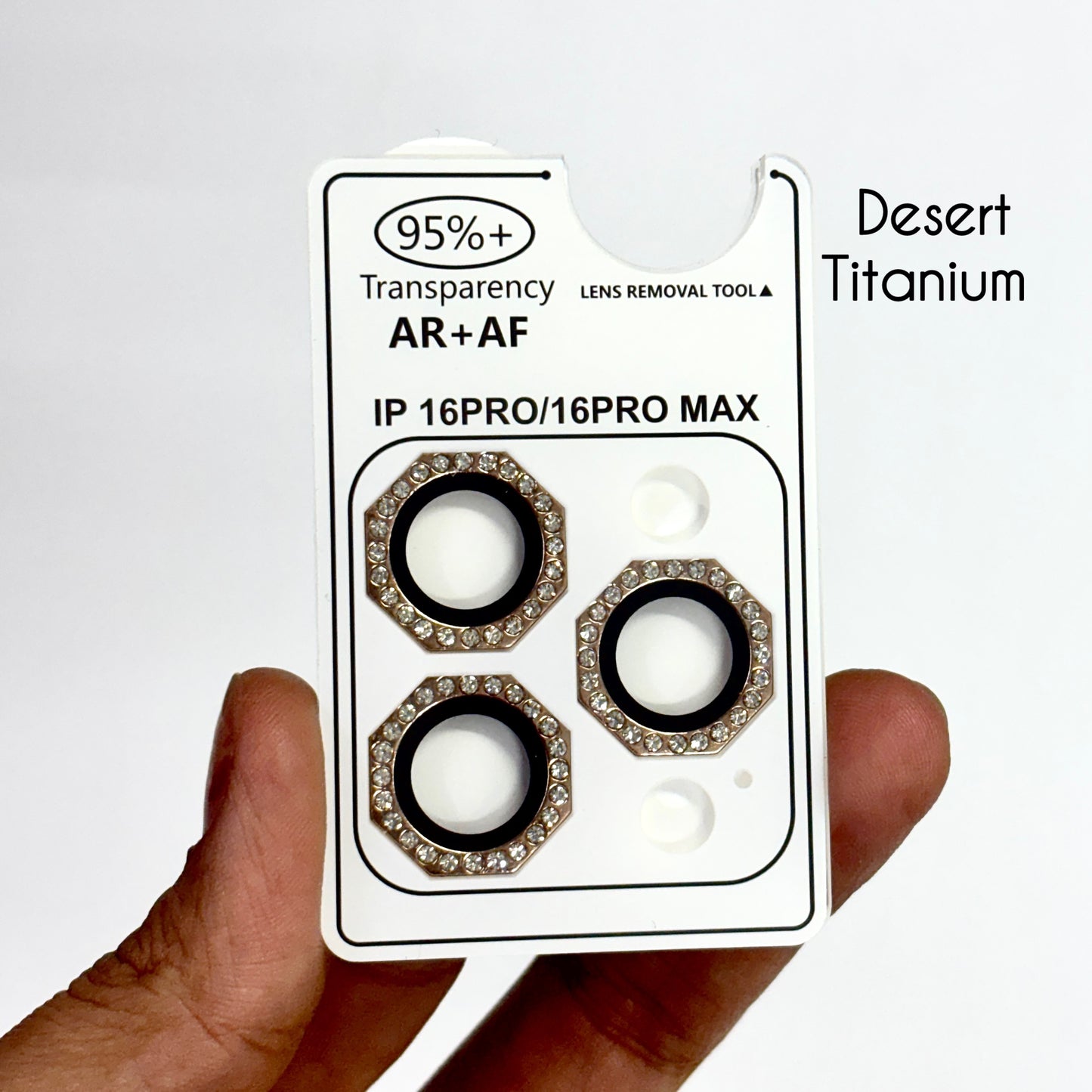 Diamond Octagonal Camera Rings for iPhone