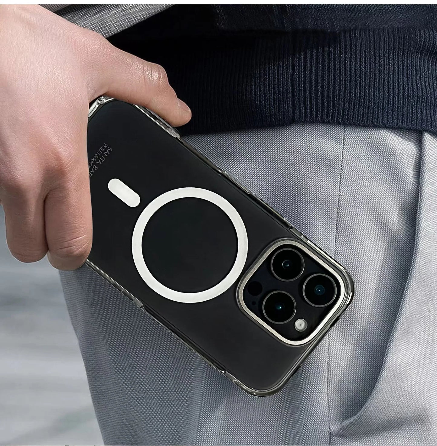Transparent Metal Frame iPhone Case