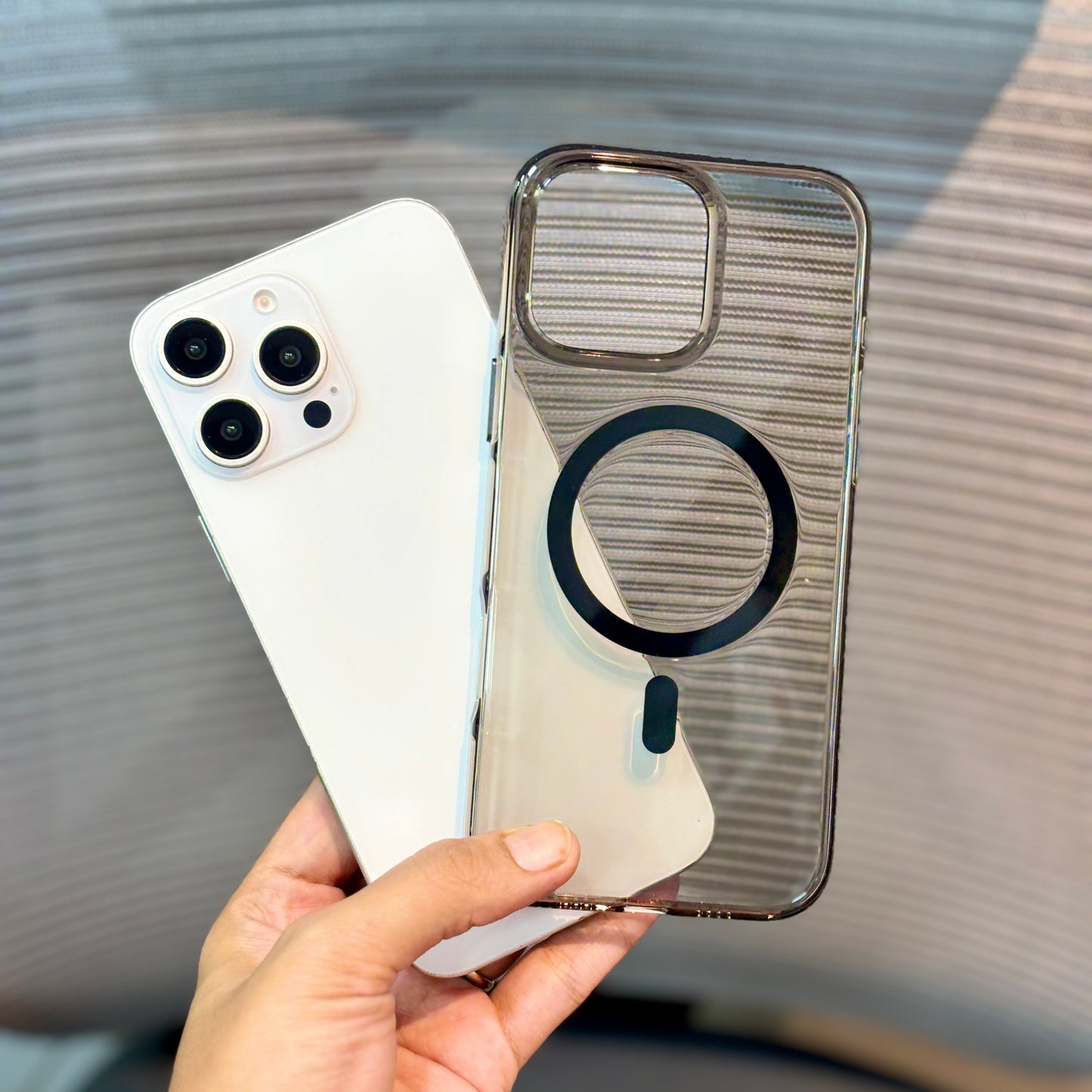 ClearGuard Metal MagSafe iPhone 15 Pro Max Case