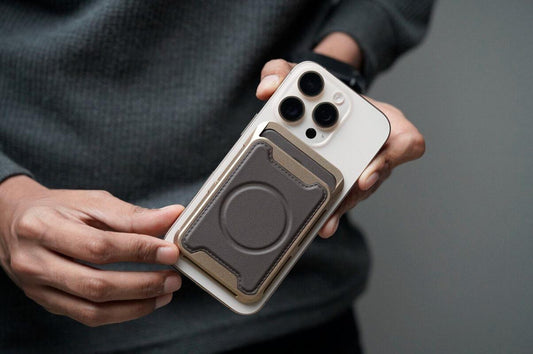 MagLock Metal & Leather MagSafe Wallet