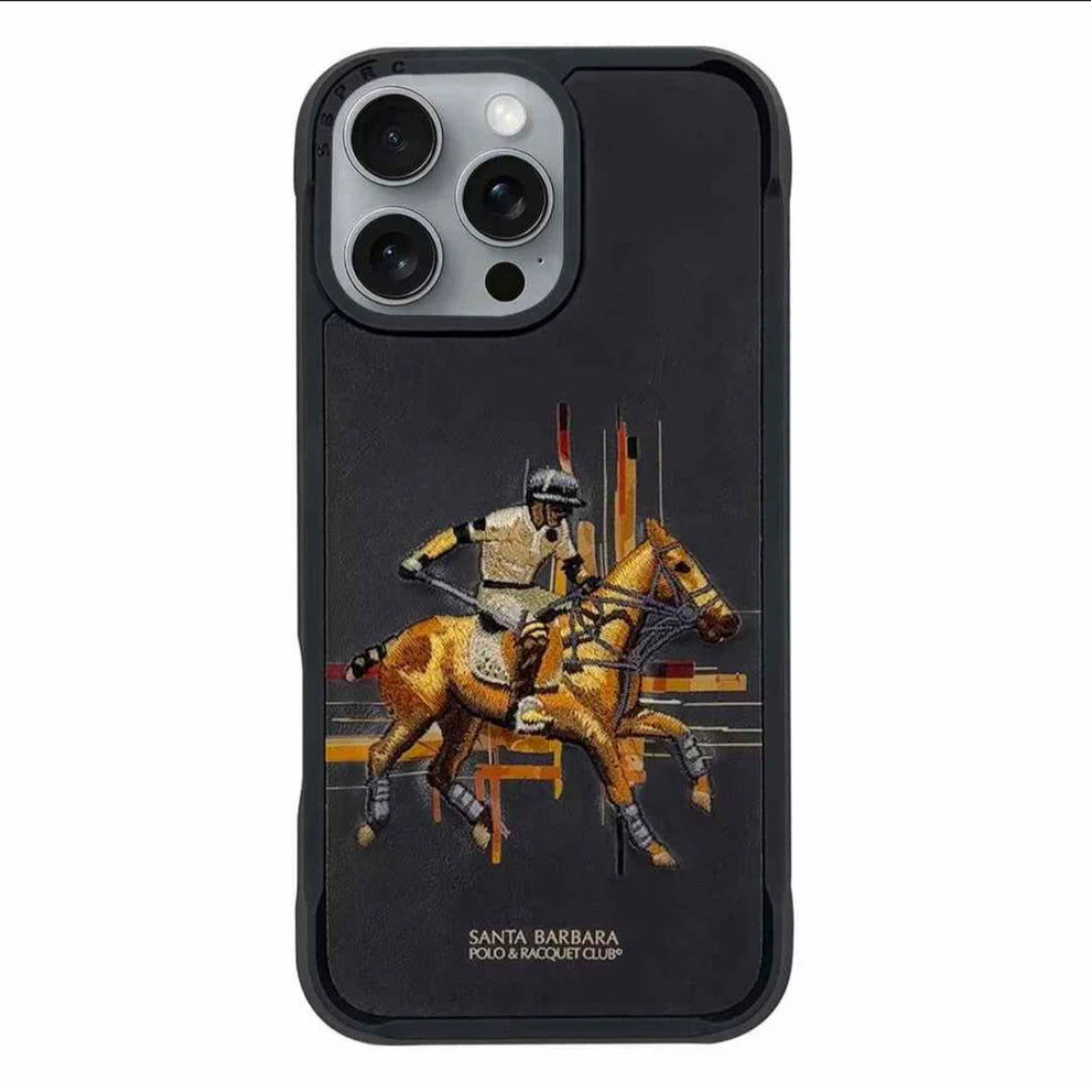Premium Embroidered iPhone Case