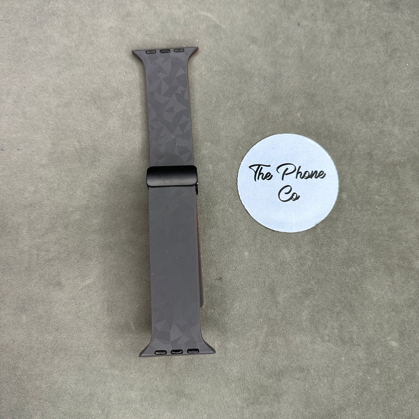Abstract Textured Silicone Magnetic Apple Watch Strap