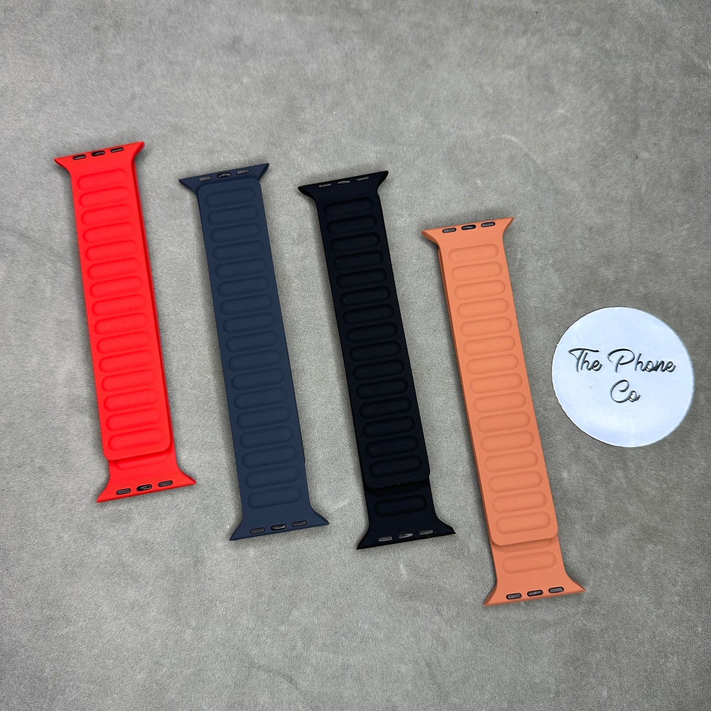 Silicone Magnetic Apple Watch Strap for 42 / 44 / 45 / 49 mm