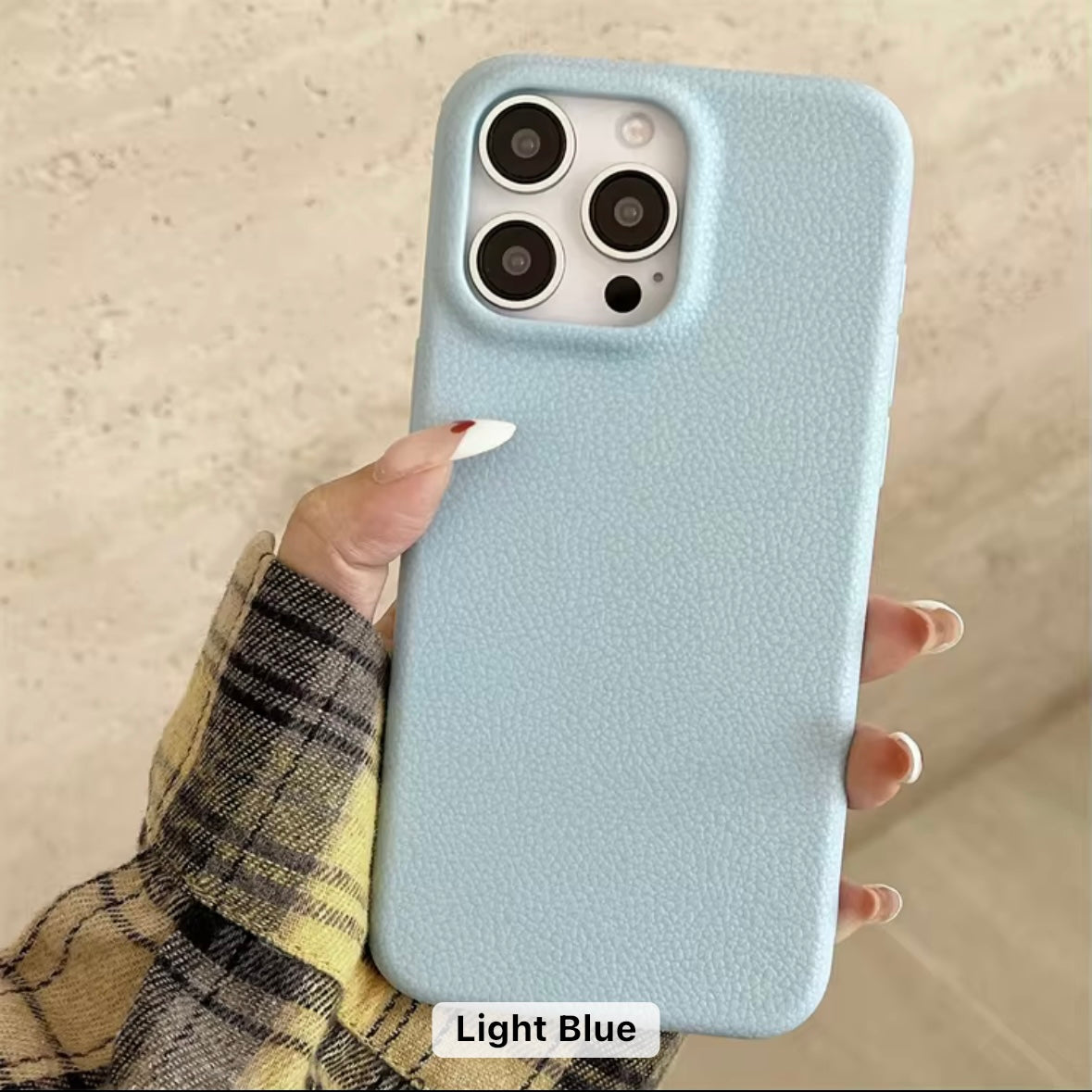 Slim Fit Case with Texture for iPhone