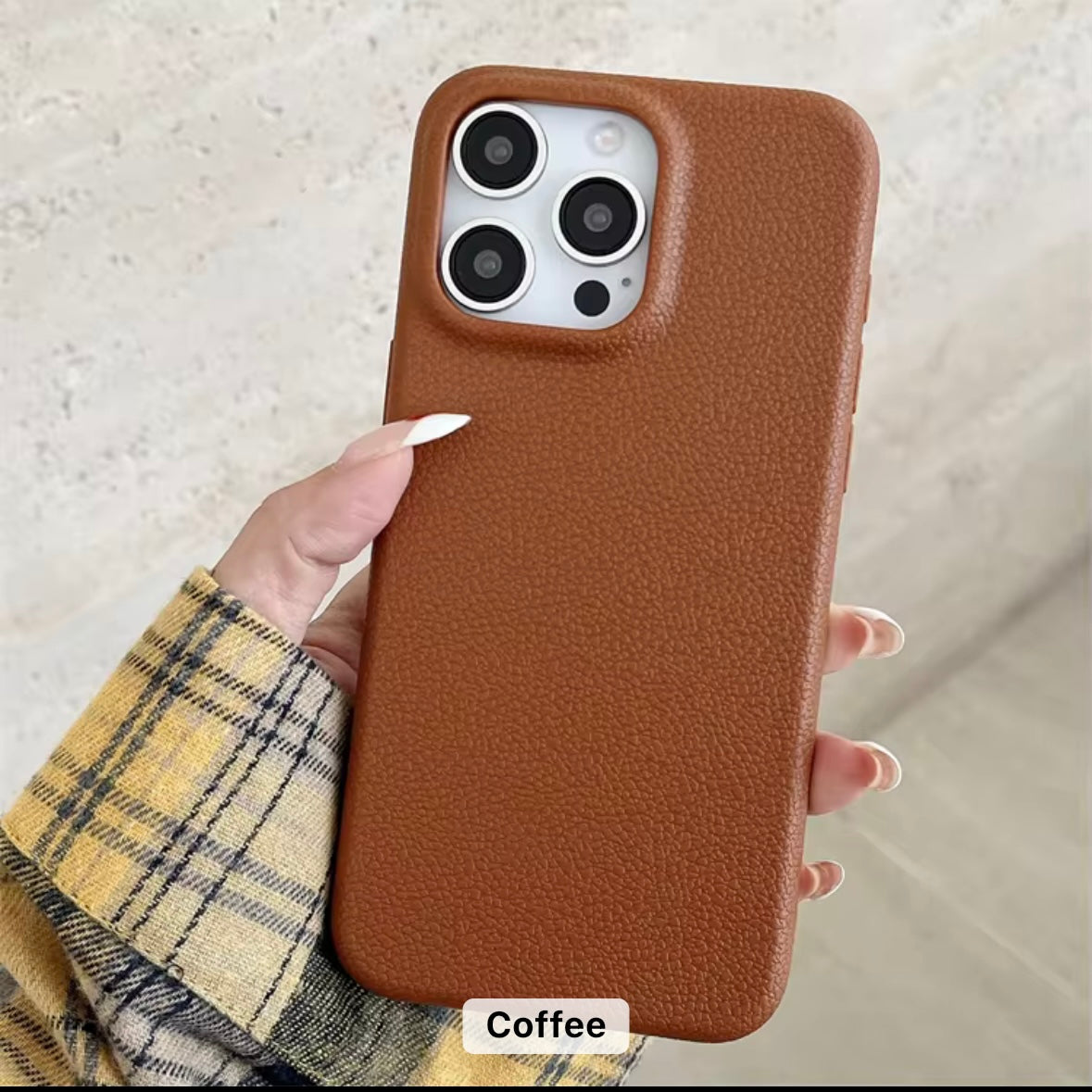 Slim Fit Case with Texture for iPhone