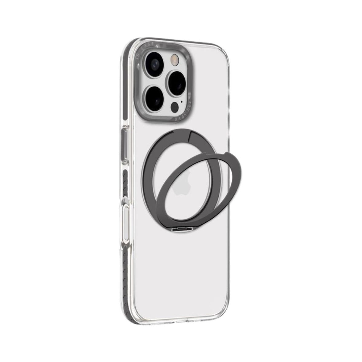 Transparent MagSafe iPhone Case with Stand