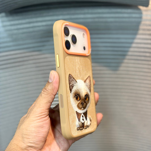 StitchPals Embroidered iPhone 17 Pro Max Case