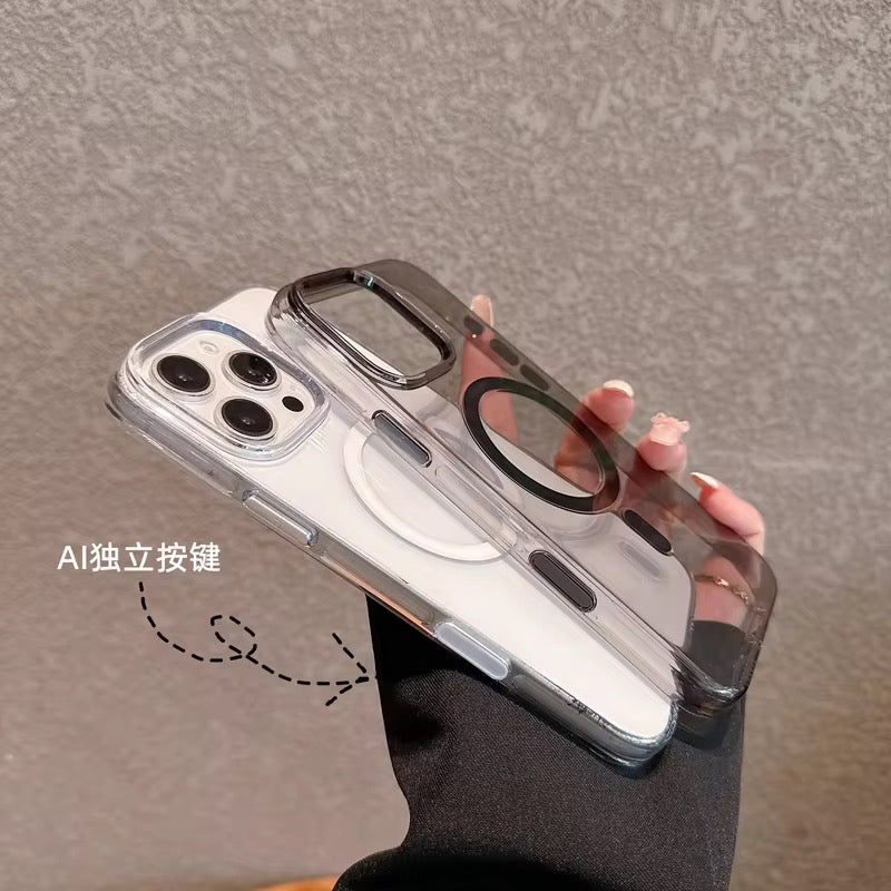 Premium Slim Fit Transparent MagSafe Case for iPhone
