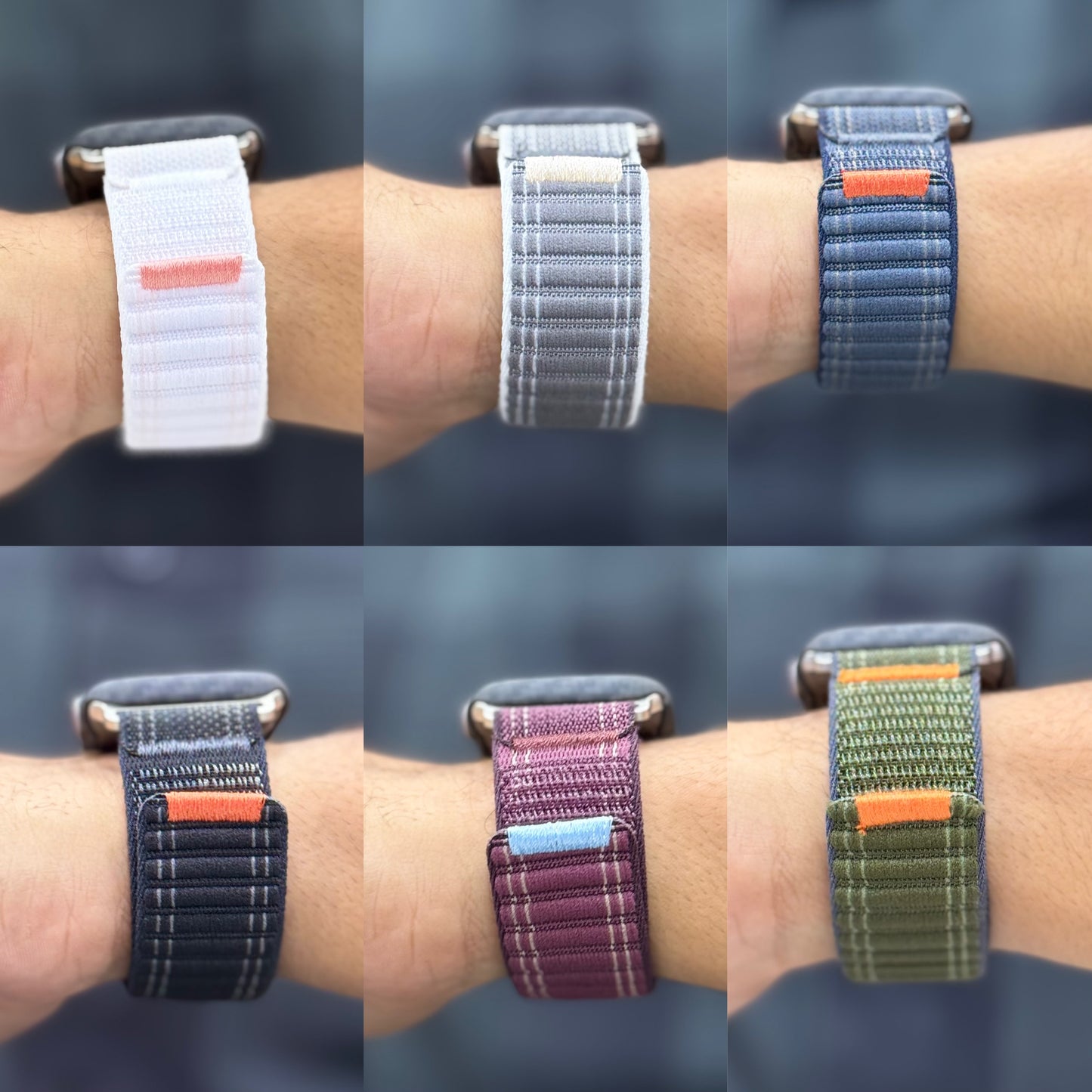 Nylon Sports Loop Textured Apple Watch Strap