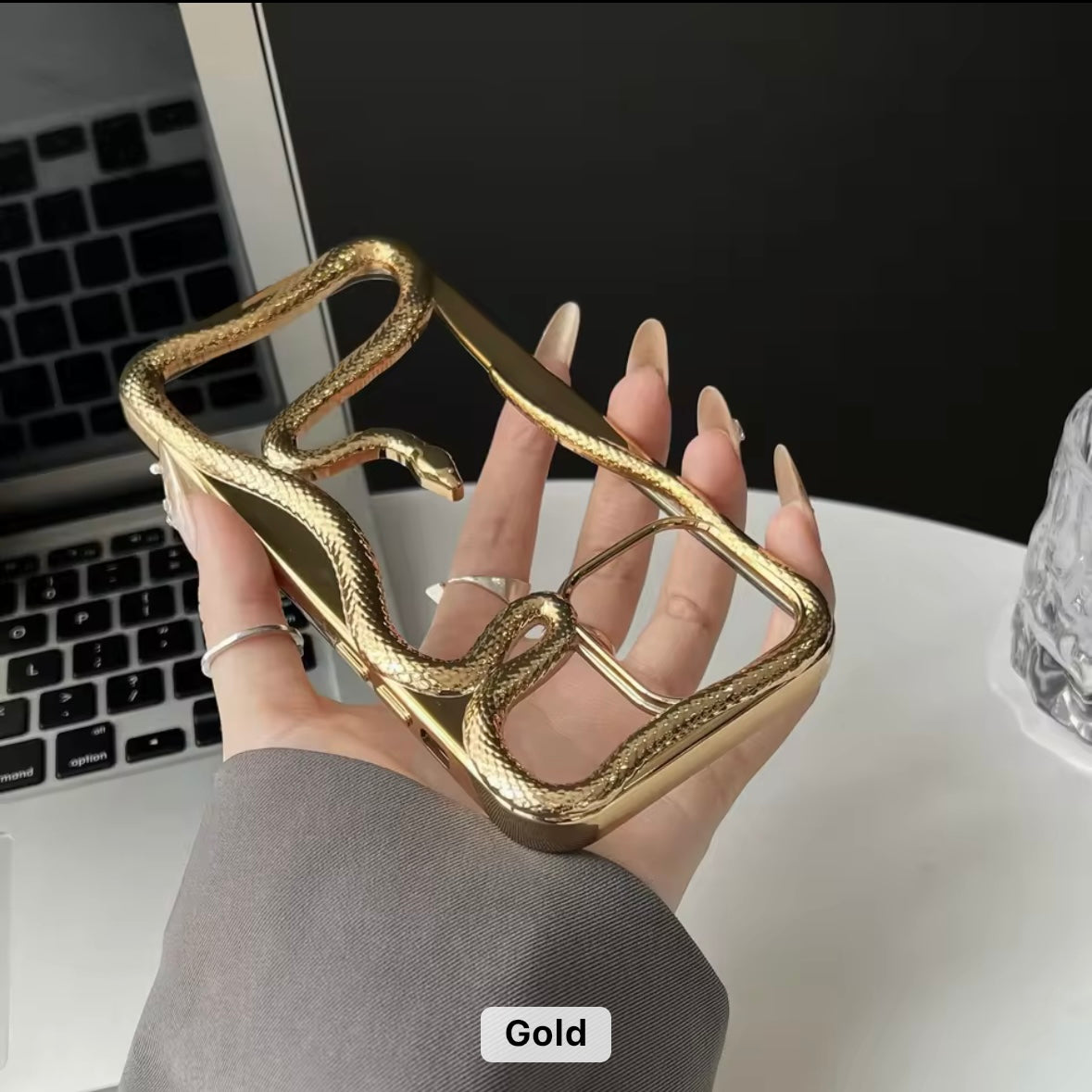 Fancy Snake Designer Soft Silicone Case for iPhone