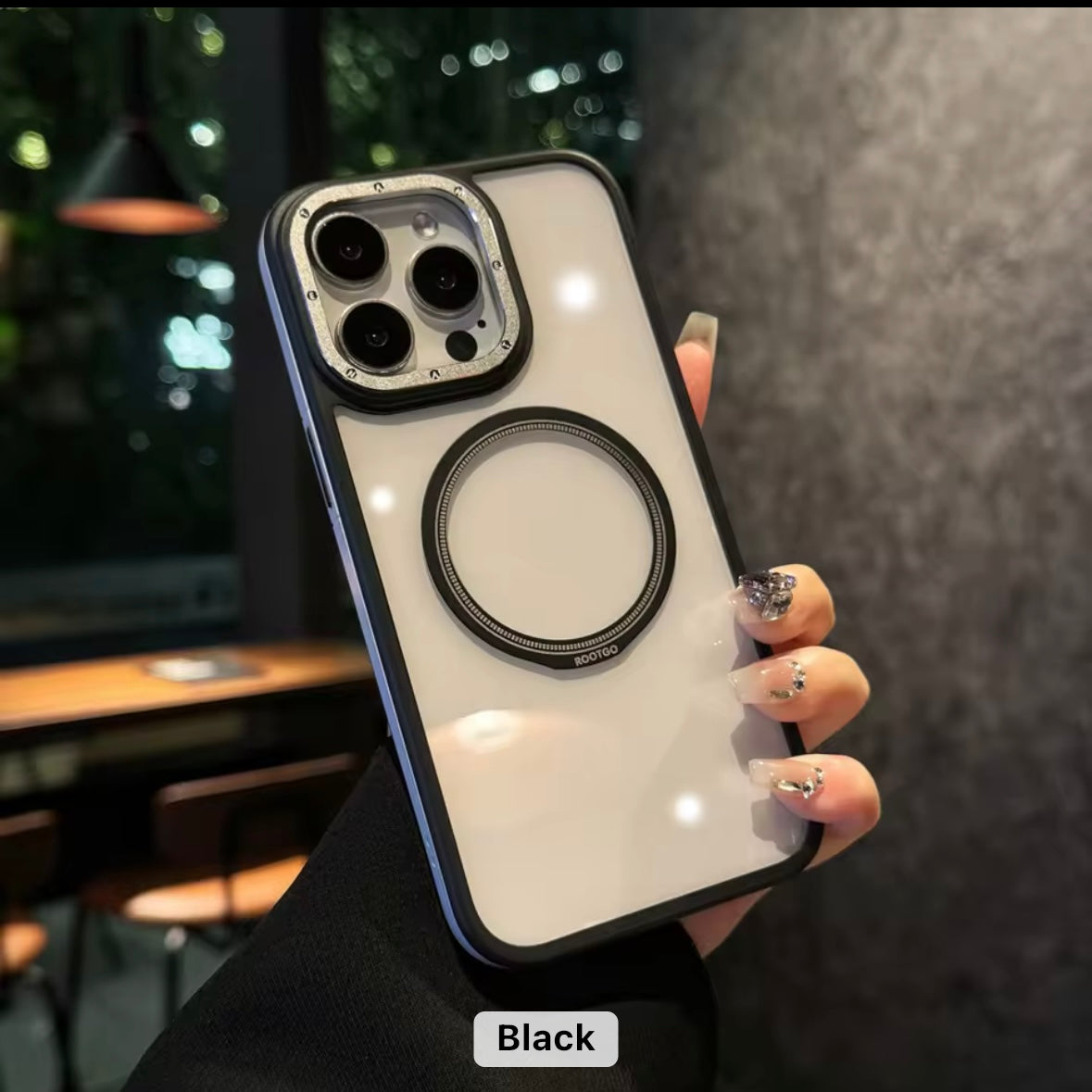 Transparent MagSafe Hard iPhone Case for 16 Series