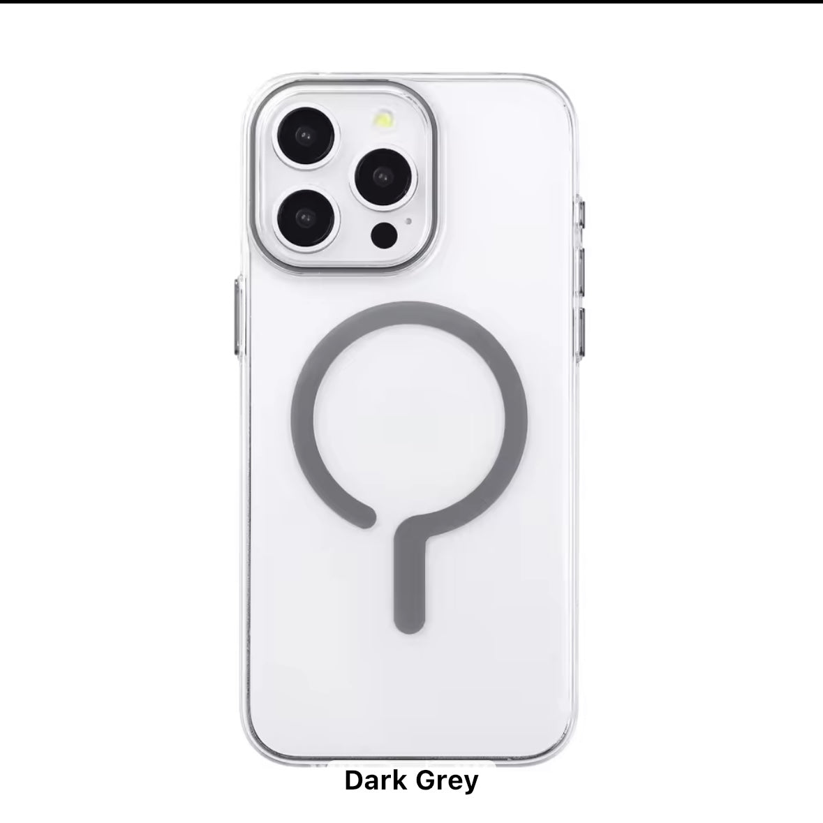 Premium Slim Fit Anti-Yellow Transparent MagSafe Case for iPhone